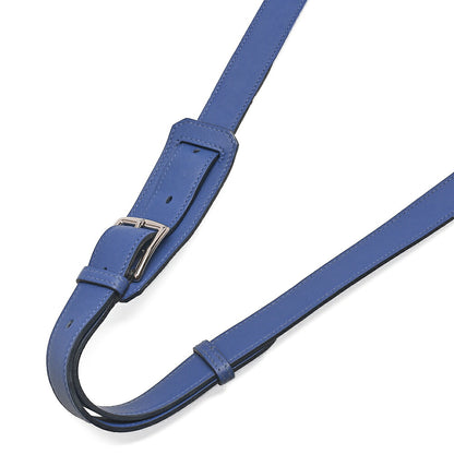 HERMES Hermes Gypsy Earl 28 Verso Swift Blue Agate x Rose Jaipool Silver-Tone Hardware, Pre-Owned