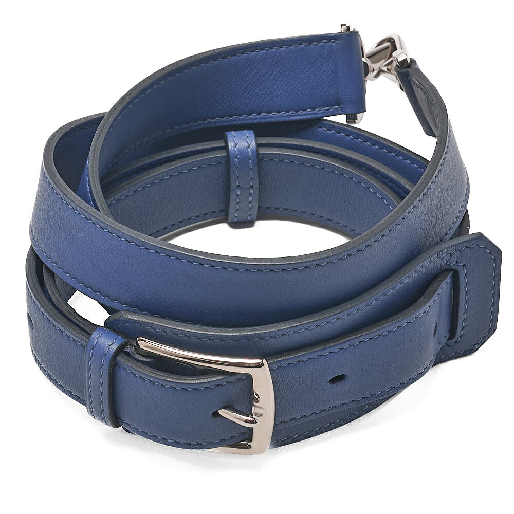 HERMES Hermes Gypsy Earl 28 Verso Swift Blue Agate x Rose Jaipool Silver-Tone Hardware, Pre-Owned