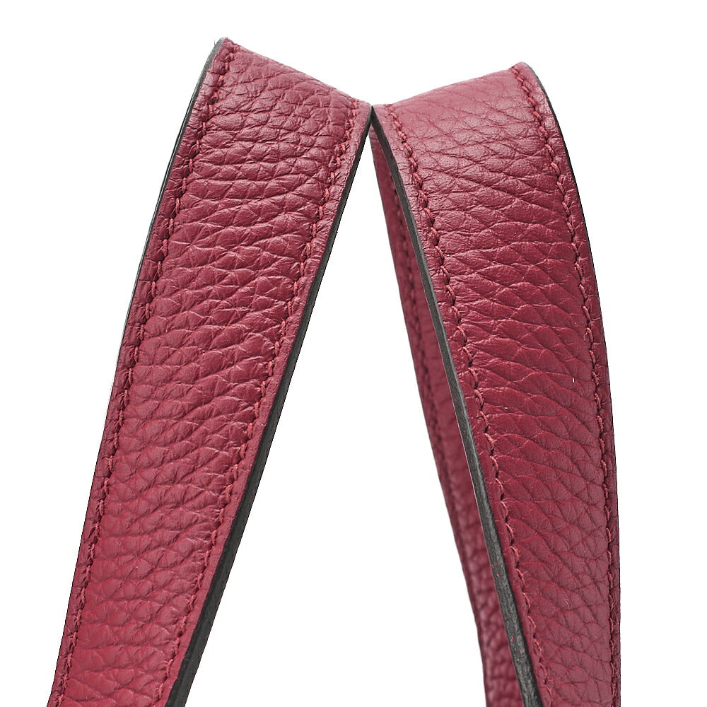 Hermes Hermes Picotin Lock PM Taurillon Clemence Handbag Rouge Cassek Silver-Tone Hardware, Pre-Owned