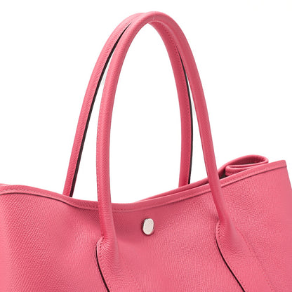 Hermes Hermes Garden Party PM Tote Bag Epson Rose Azale Silver-Tone Hardware, Pre-Owned