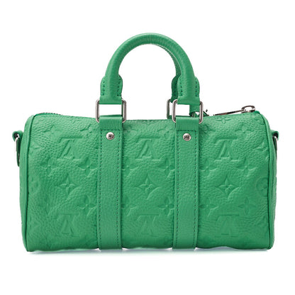 LOUIS VUITTON Louis Vuitton Monogram Key Pole Bandeli?re 25 Handbag Green Silver -Tone Hardware, Pre-Owned