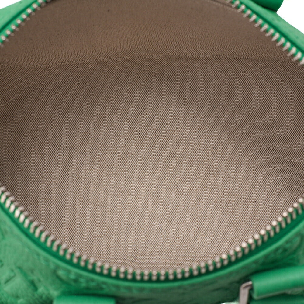 LOUIS VUITTON Louis Vuitton Monogram Key Pole Bandeli?re 25 Handbag Green Silver -Tone Hardware, Pre-Owned