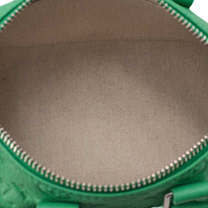 LOUIS VUITTON Louis Vuitton Monogram Key Pole Bandeli?re 25 Handbag Green Silver -Tone Hardware, Pre-Owned