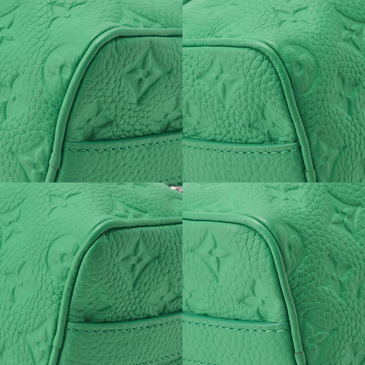LOUIS VUITTON Louis Vuitton Monogram Key Pole Bandeli?re 25 Handbag Green Silver -Tone Hardware, Pre-Owned
