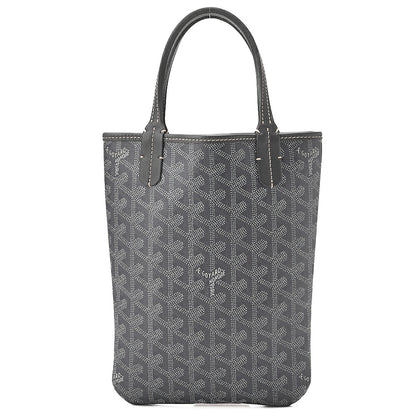 GOYARD [Goyard] Poitier Mini Tote Bag Coated Canvas Gray , Pre-Owned
