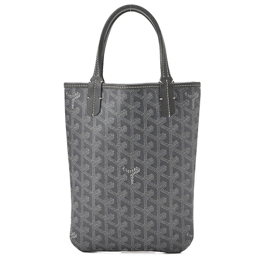 GOYARD [Goyard] Poitier Mini Tote Bag Coated Canvas Gray , Pre-Owned