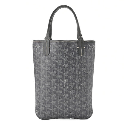 GOYARD [Goyard] Poitier Mini Tote Bag Coated Canvas Gray , Pre-Owned