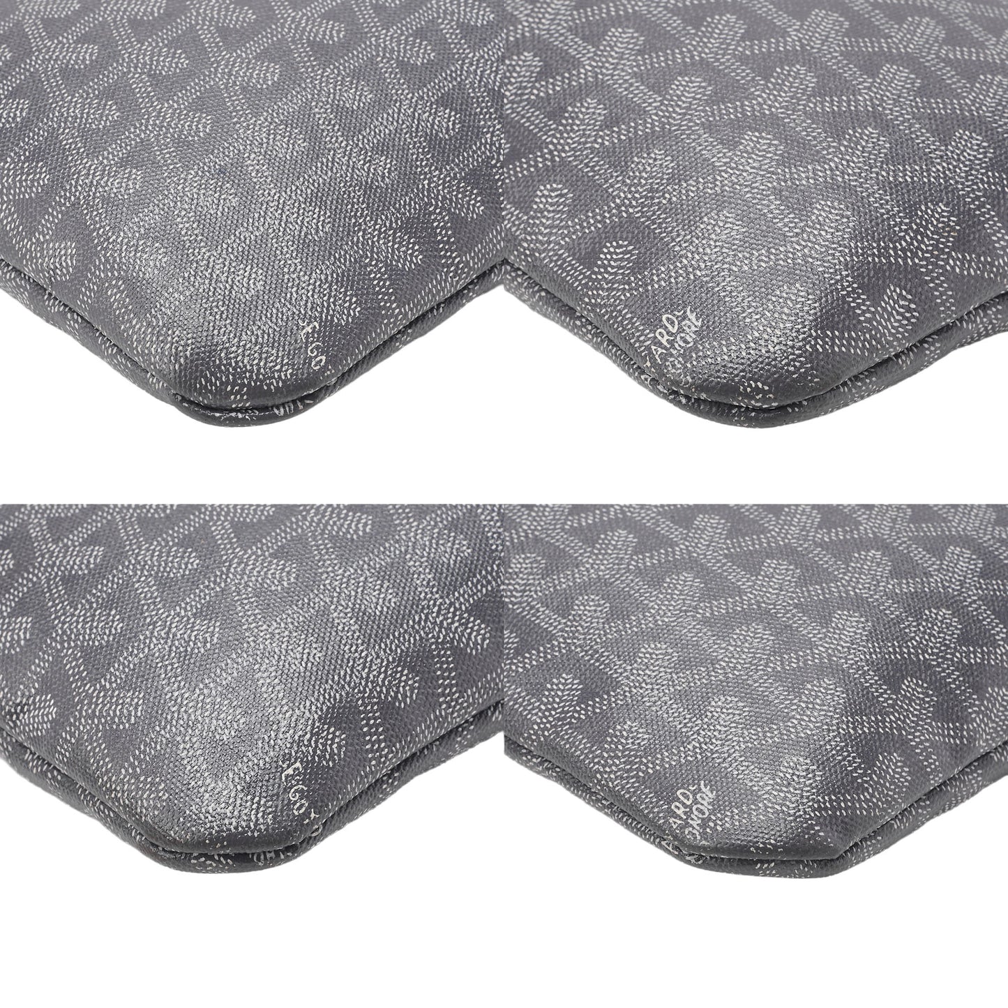 GOYARD [Goyard] Poitier Mini Tote Bag Coated Canvas Gray , Pre-Owned
