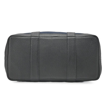 Hermes Hermes Garden Party PM Handbag Toal Officier Black x Navy Silver-Tone Hardware, Pre-Owned