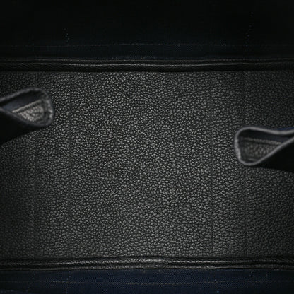 Hermes Hermes Garden Party PM Handbag Toal Officier Black x Navy Silver-Tone Hardware, Pre-Owned