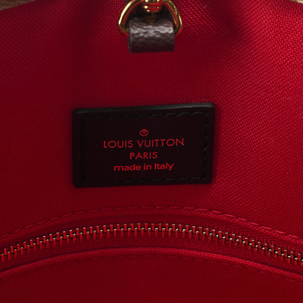 LOUIS VUITTON Louis Vuitton Giant Monogram Reverse On The Go GM 2-Way Tote Bag M44576 RFID Response NZ4149 Brown Gold-Tone Hardware, Pre-Owned