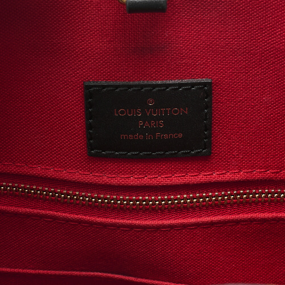 LOUIS VUITTON Louis Vuitton Giant Monogram Reverse On The Go MM 2-Way Handbag M45039 RFID Responsive Brown Gold-Tone Hardware, Pre-Owned