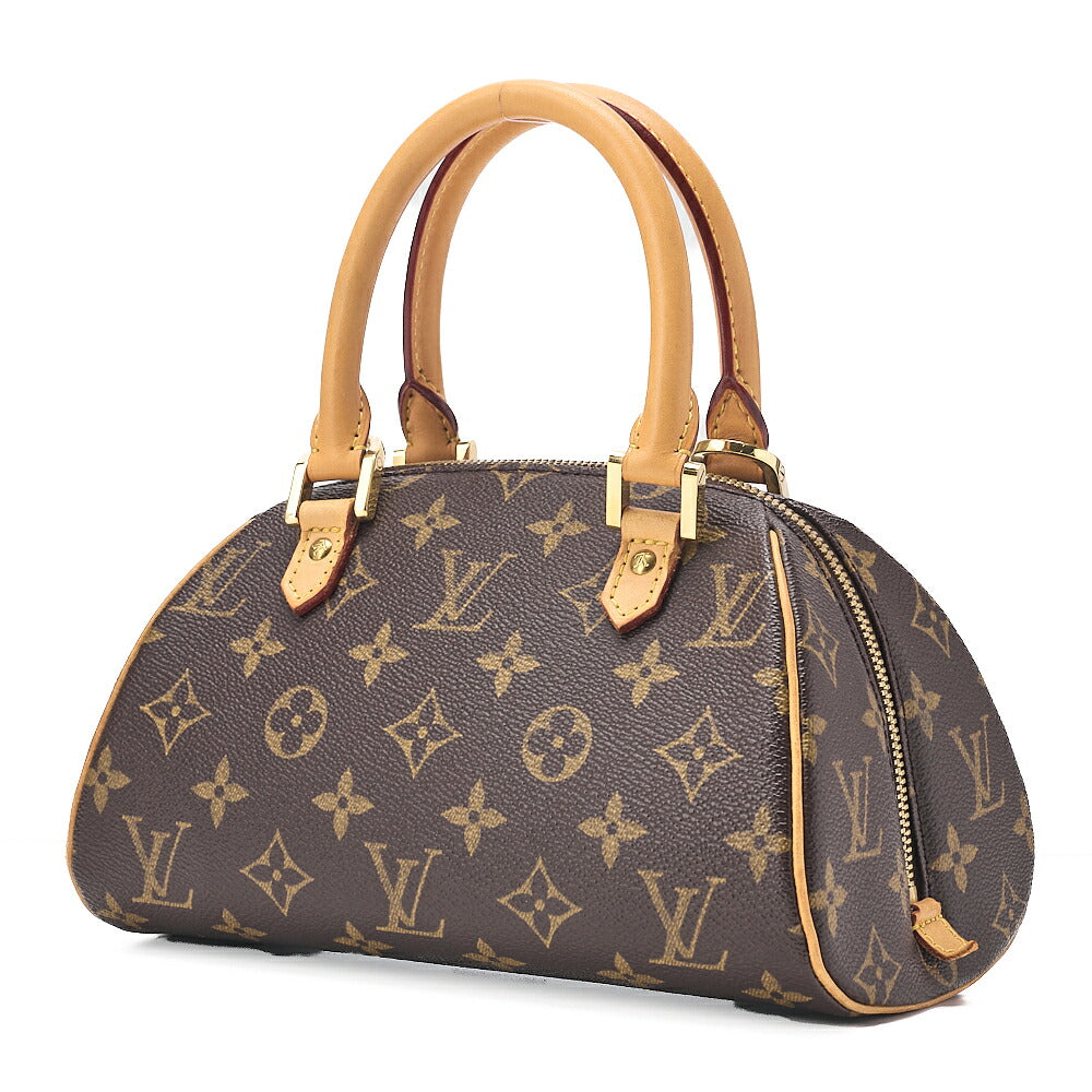 LOUIS VUITTON Louis Vuitton Monogram Mini Rivera Handbag M50202 Brown Gold-Tone Hardware, Pre-Owned