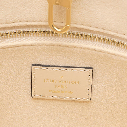 LOUIS VUITTON Louis Vuitton Monogram Emplant On The Go PM 2-Way Shoulder Bag M46569 Ivory Gold-Tone Hardware, Pre-Owned