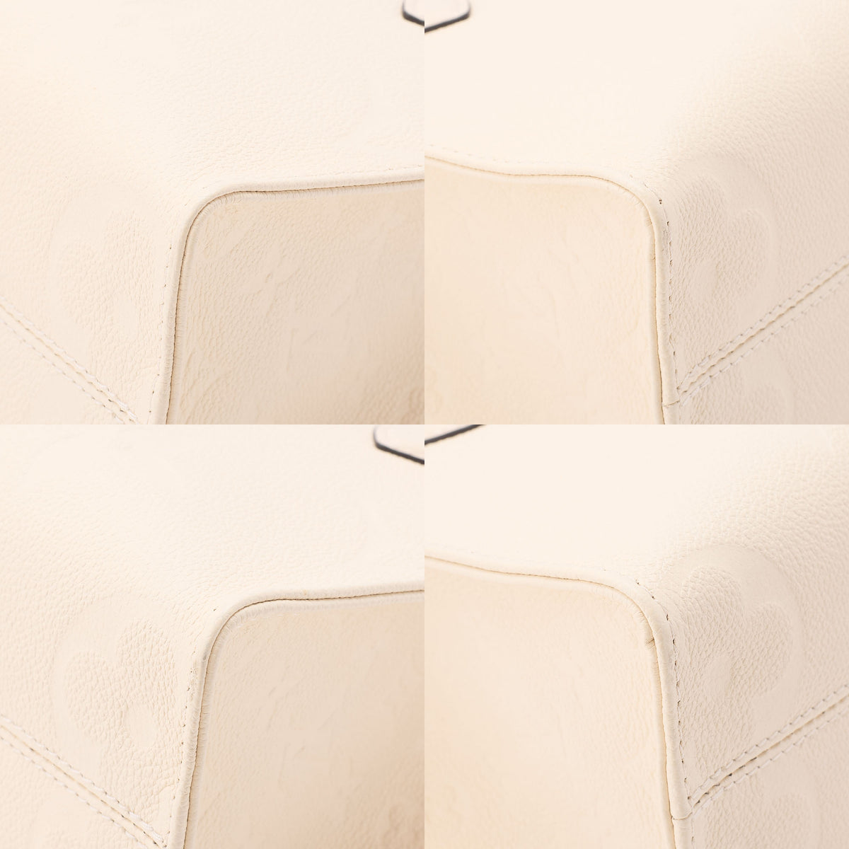 LOUIS VUITTON Louis Vuitton Monogram Emplant On The Go PM 2-Way Shoulder Bag M46569 Ivory Gold-Tone Hardware, Pre-Owned