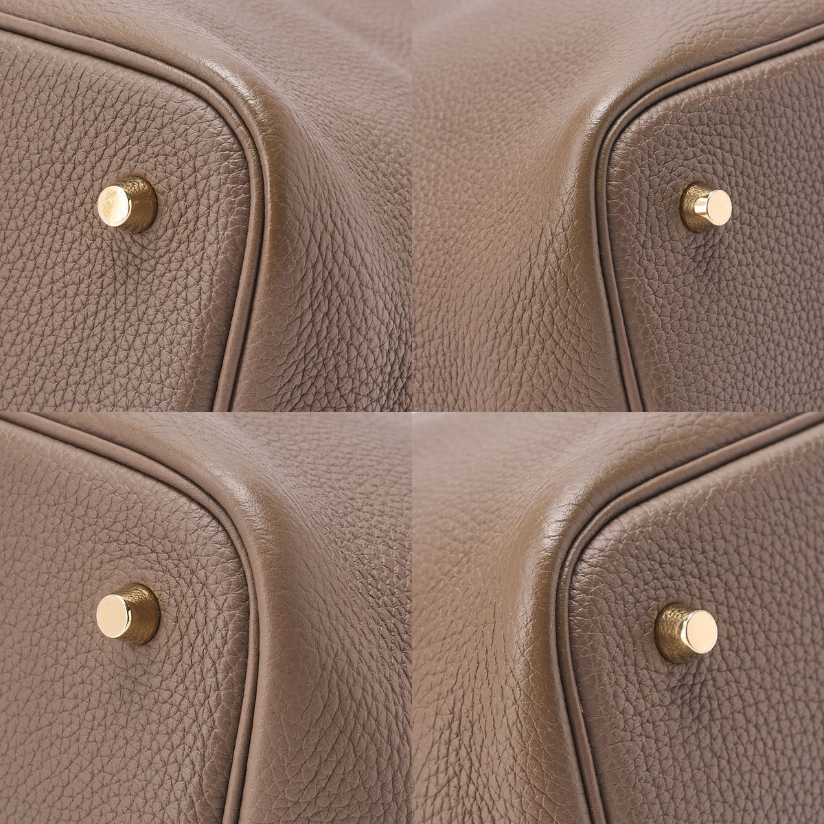 Hermes Hermes Picotin Lock MM Taurillon Clemence ?tope Gold-Tone Hardware, Pre-Owned