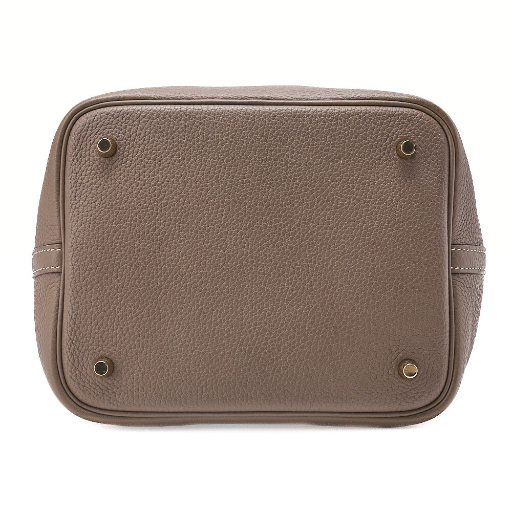 Hermes Hermes Picotin Lock MM Taurillon Clemence ?tope Gold-Tone Hardware, Pre-Owned