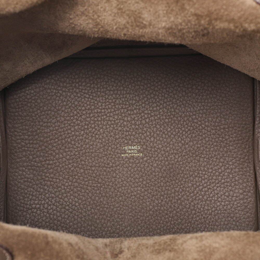 Hermes Hermes Picotin Lock MM Taurillon Clemence ?tope Gold-Tone Hardware, Pre-Owned