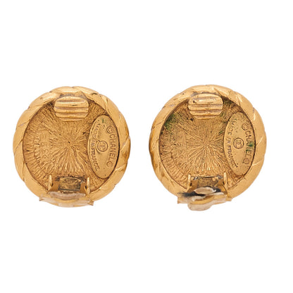 CHANEL Coco Mark 2398 Earrings GP Gold (Gold Plated) Gold-Tone Hardware, Pre-Owned