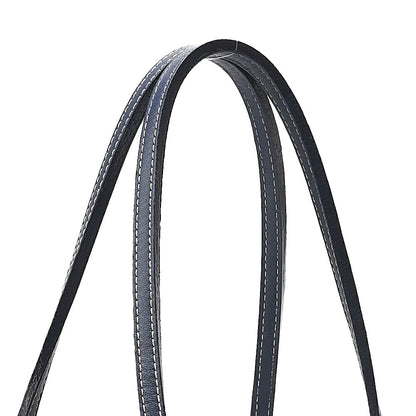 GOYARD Saint Louis PM Tote Bag Coated Canvas Navy Silver-Tone Hardware, Pre-Owned