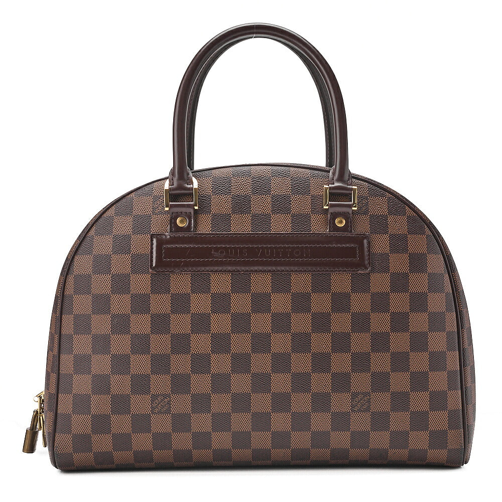 LOUIS VUITTON Louis Vuitton Damier Norita Handbag N41455 SP0015 Brown Gold-Tone Hardware, Pre-Owned