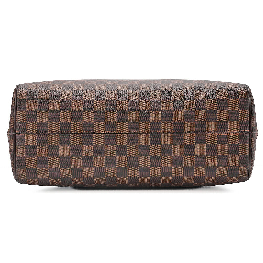 LOUIS VUITTON Louis Vuitton Damier Norita Handbag N41455 SP0015 Brown Gold-Tone Hardware, Pre-Owned