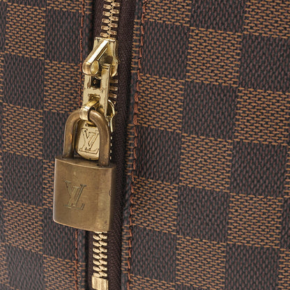 LOUIS VUITTON Louis Vuitton Damier Norita Handbag N41455 SP0015 Brown Gold-Tone Hardware, Pre-Owned