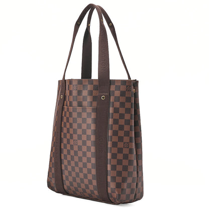 LOUIS VUITTON Louis Vuitton Damier Cababoboule Tote Bag N52006 Brown Gold-Tone Hardware, Pre-Owned