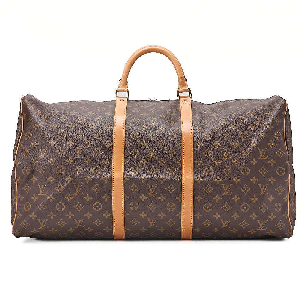 LOUIS VUITTON Louis Vuitton Monogram Key Pole 60 Boston Bag M41422 Brown Gold-Tone Hardware, Pre-Owned