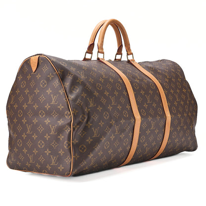 LOUIS VUITTON Louis Vuitton Monogram Key Pole 60 Boston Bag M41422 Brown Gold-Tone Hardware, Pre-Owned