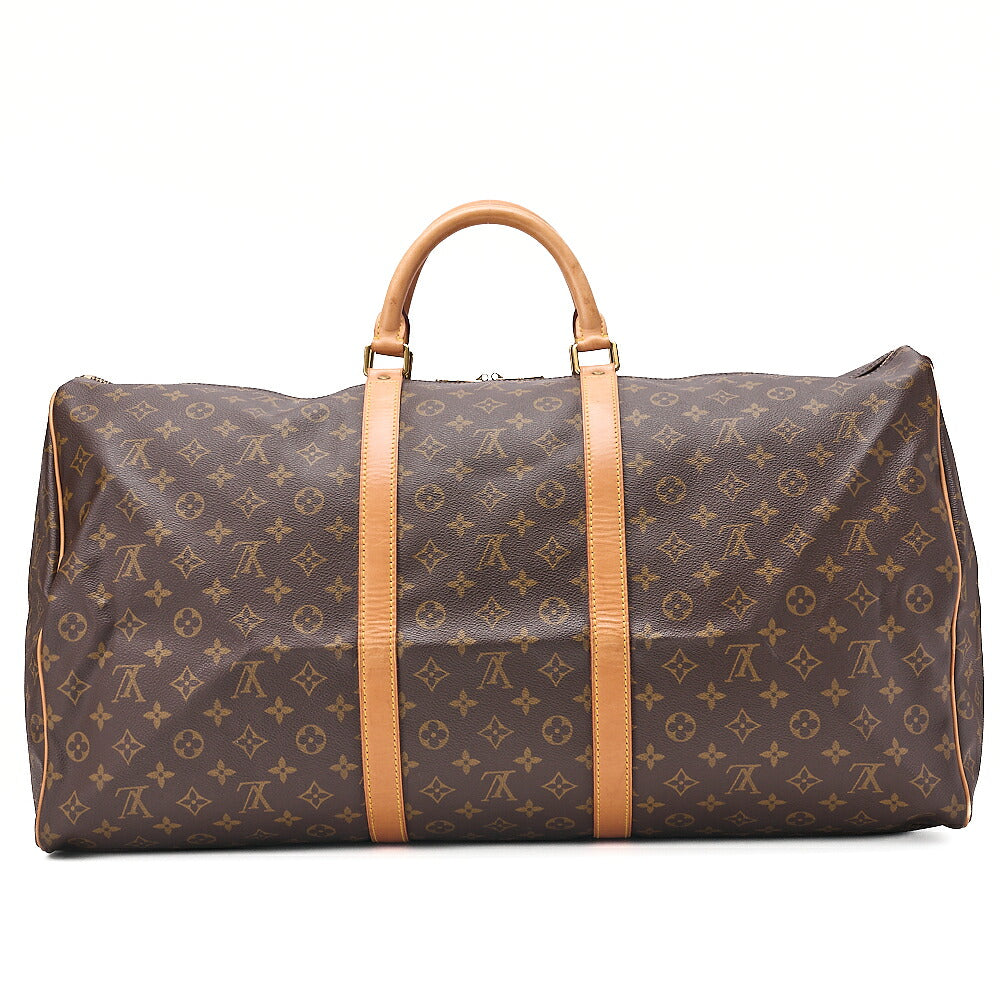 LOUIS VUITTON Louis Vuitton Monogram Key Pole 60 Boston Bag M41422 Brown Gold-Tone Hardware, Pre-Owned