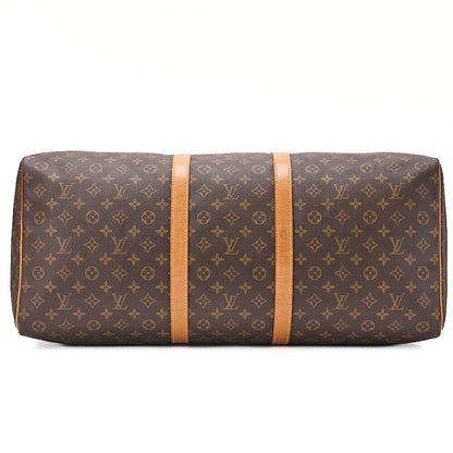 LOUIS VUITTON Louis Vuitton Monogram Key Pole 60 Boston Bag M41422 Brown Gold-Tone Hardware, Pre-Owned