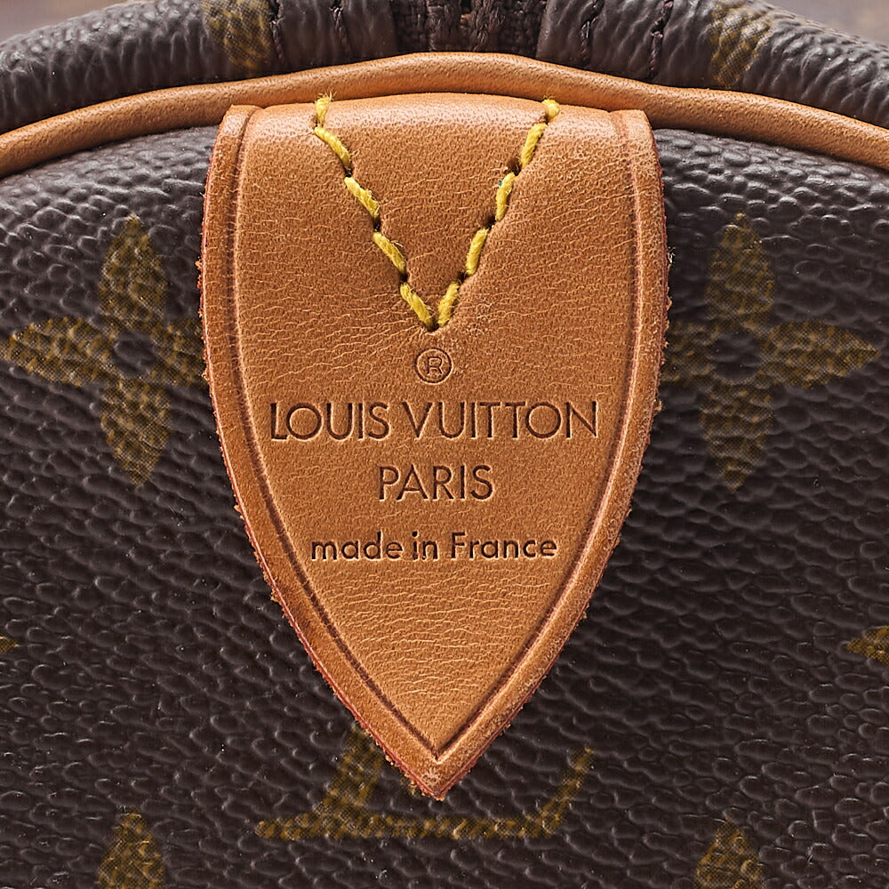 LOUIS VUITTON Louis Vuitton Monogram Key Pole 60 Boston Bag M41422 Brown Gold-Tone Hardware, Pre-Owned