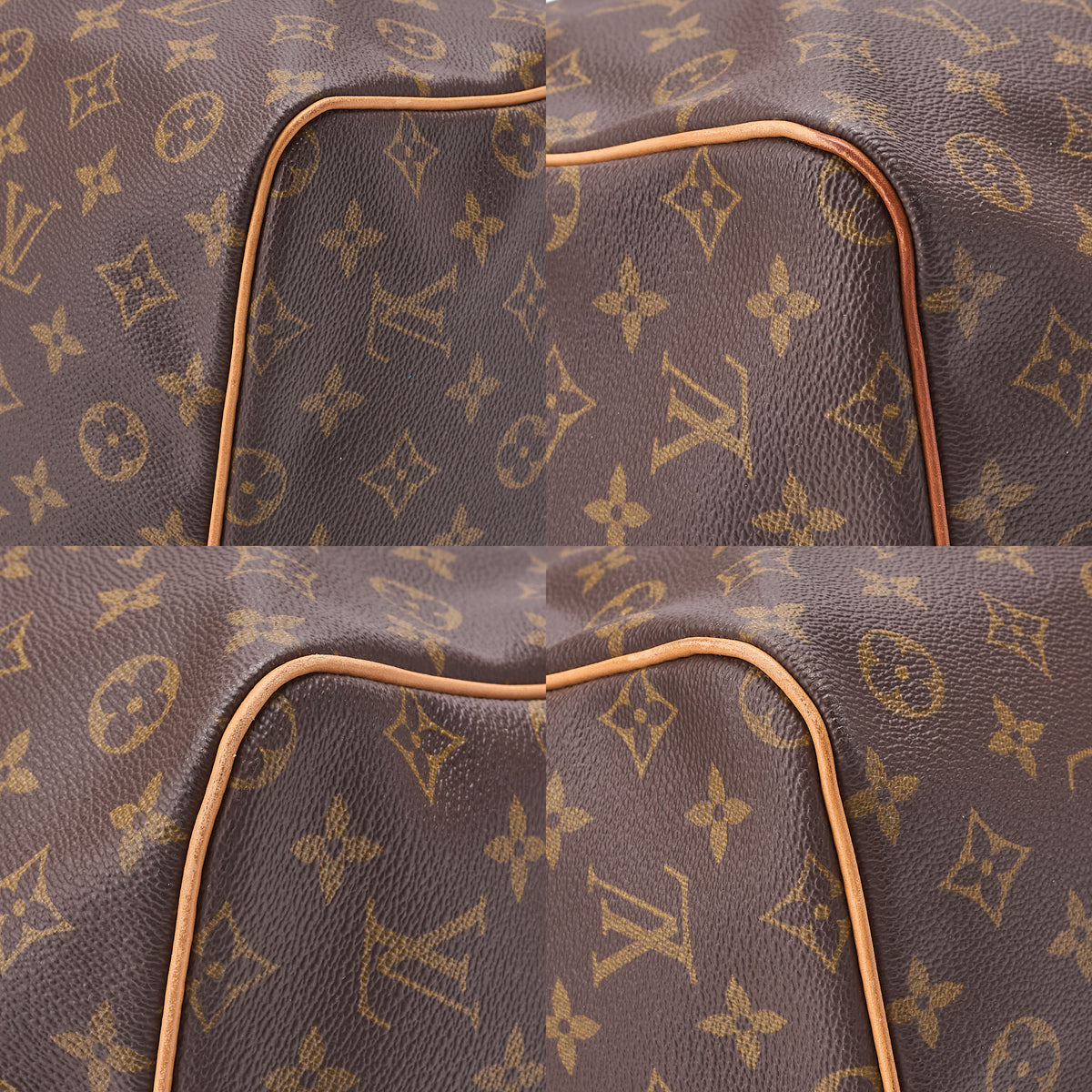 LOUIS VUITTON Louis Vuitton Monogram Key Pole 60 Boston Bag M41422 Brown Gold-Tone Hardware, Pre-Owned