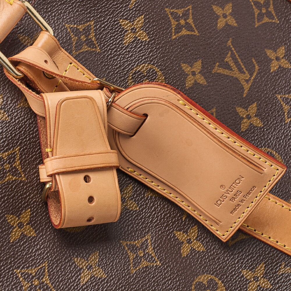 LOUIS VUITTON Louis Vuitton Monogram Keypole 55 Boston Bag M41424 Brown Gold-Tone Hardware, Pre-Owned