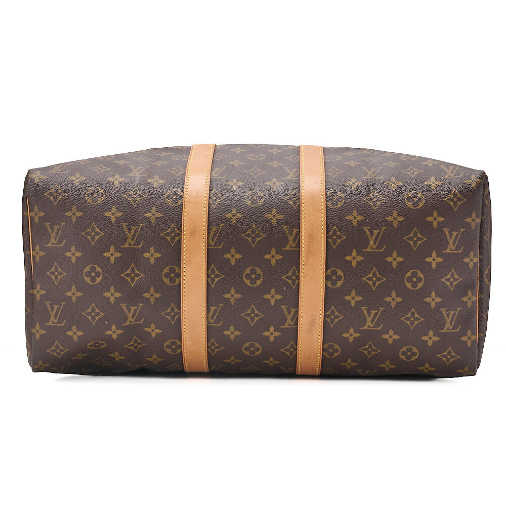 LOUIS VUITTON Louis Vuitton Monogram Keypole 45 Boston Bag M41428 Brown Gold-Tone Hardware, Pre-Owned