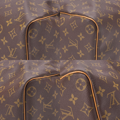 LOUIS VUITTON Louis Vuitton Monogram Keypole 45 Boston Bag M41428 Brown Gold-Tone Hardware, Pre-Owned