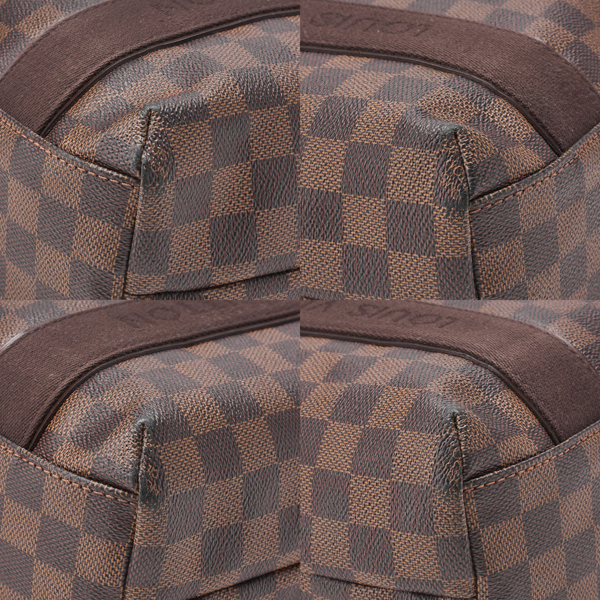 LOUIS VUITTON Louis Vuitton Damier Cababoboule Tote Bag N52006 Brown Gold-Tone Hardware, Pre-Owned