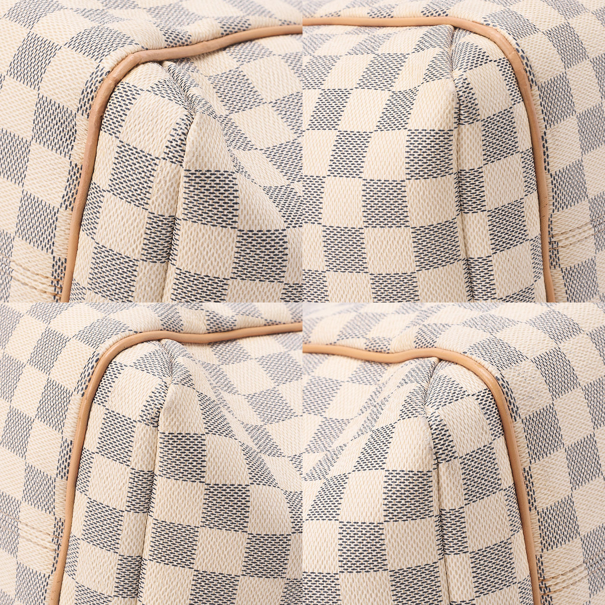 LOUIS VUITTON Louis Vuitton Damie ?zule Totally MM Tote Bag N41279 White Gold-Tone Hardware, Pre-Owned