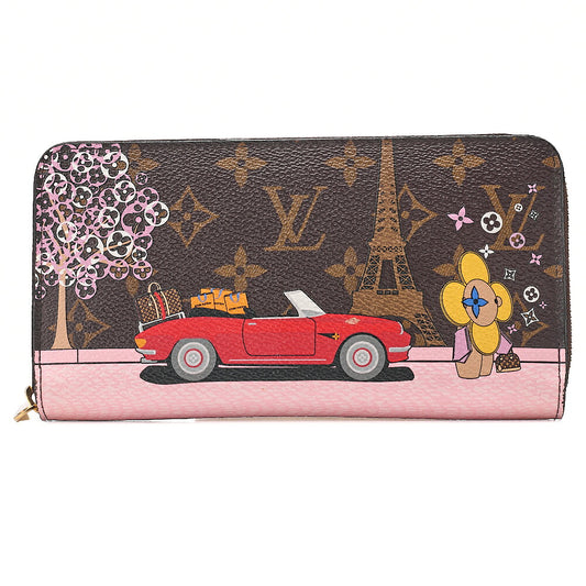 LOUIS VUITTON Louis Vuitton Monogram Zippy Wallet Vivienne Round Long Wallet M68487 Gold-Tone Hardware, Pre-Owned