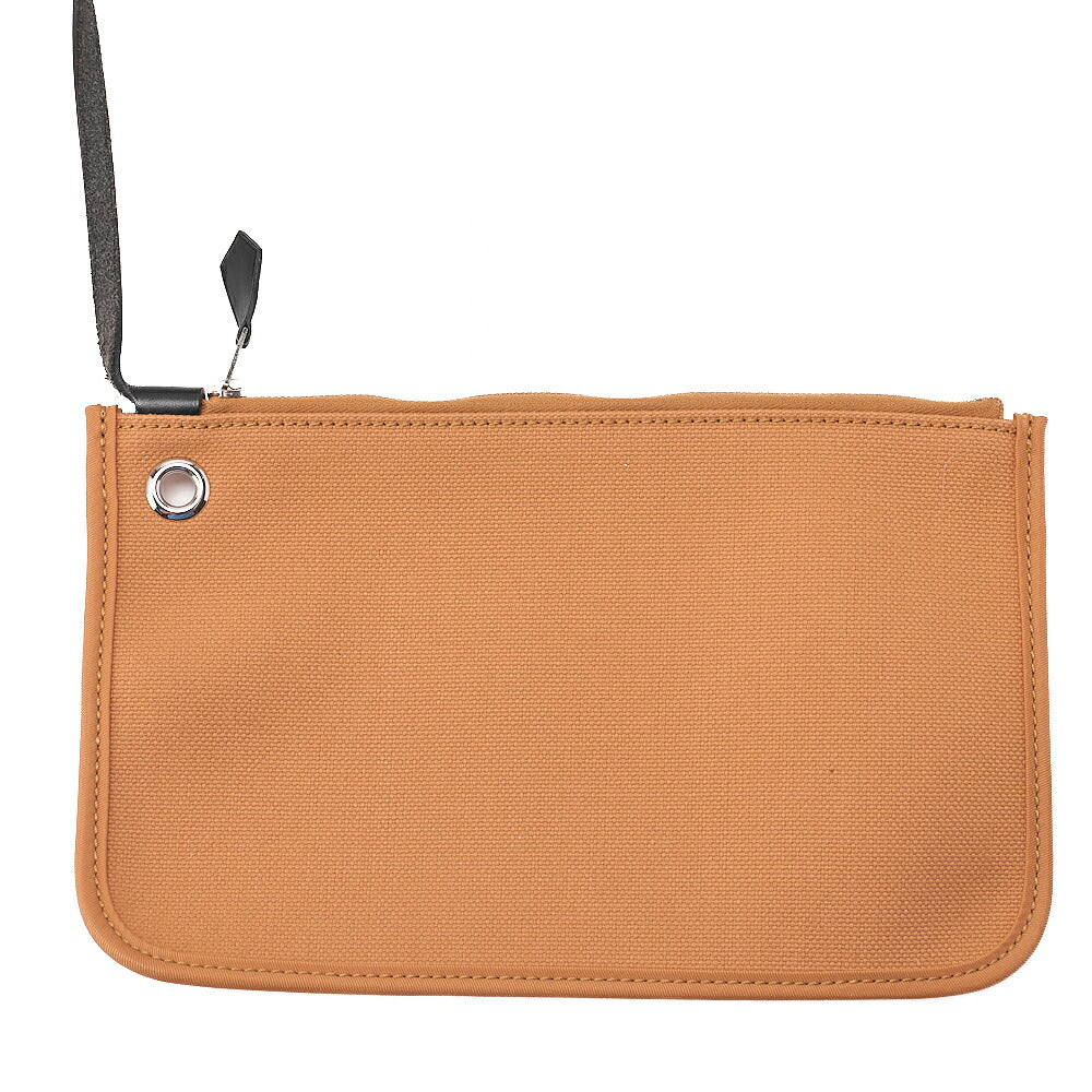HERMES Hermes Ale Bag Zip 31 Canvas x Vash Hunter Black x Mtard Tote Bag Silver-Tone Hardware, Pre-Owned