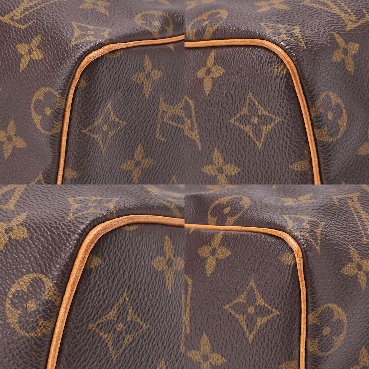 LOUIS VUITTON Louis Vuitton Monogram Speedy 25 Handbag M41528 Brown Gold-Tone Hardware, Pre-Owned