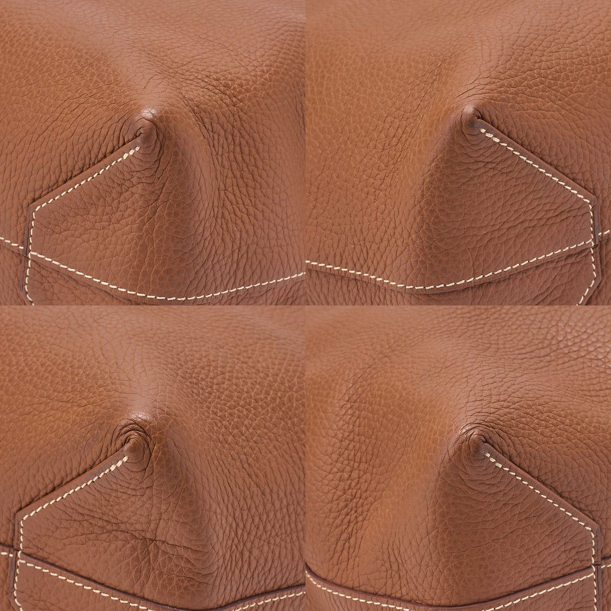Hermes Hermes Double Sense 36 Taurillon Clemence Tote Bag Gold x Orange  Pre-Owned