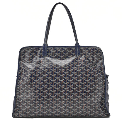 GOYARD [Goyard] Ardy PM Tote Bag Coated Canvas Navy Silver-Tone Hardware, Pre-Owned