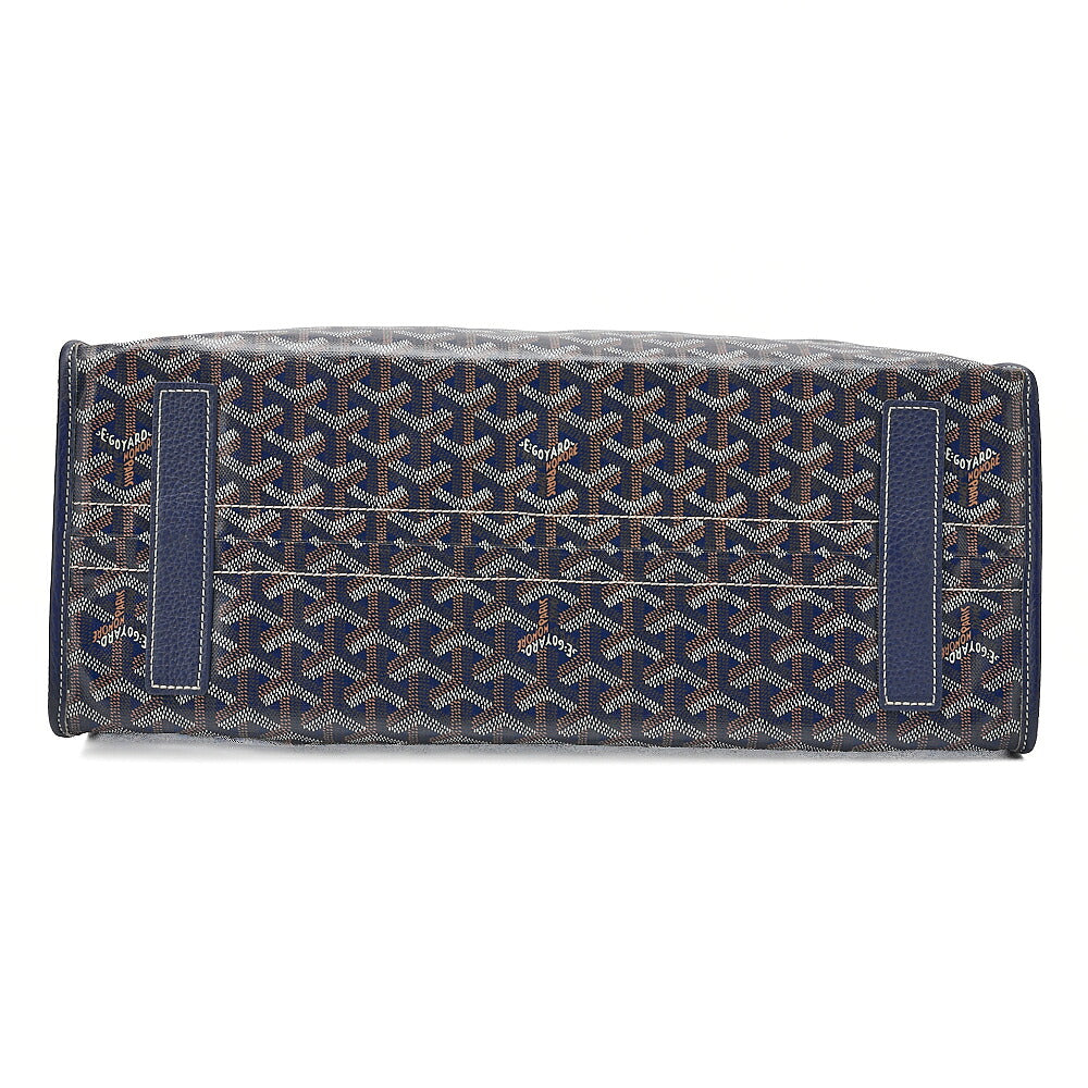 GOYARD [Goyard] Ardy PM Tote Bag Coated Canvas Navy Silver-Tone Hardware, Pre-Owned
