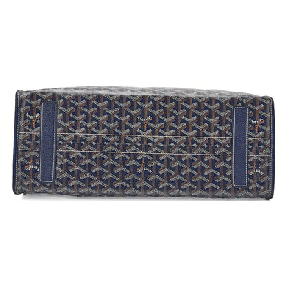 GOYARD [Goyard] Ardy PM Tote Bag Coated Canvas Navy Silver-Tone Hardware, Pre-Owned