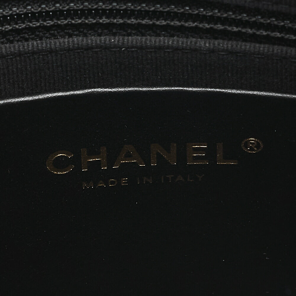 CHANEL Lambskin Matelasse Hobo Bag Chain Shoulder Black Gold-Tone Hardware, Pre-Owned