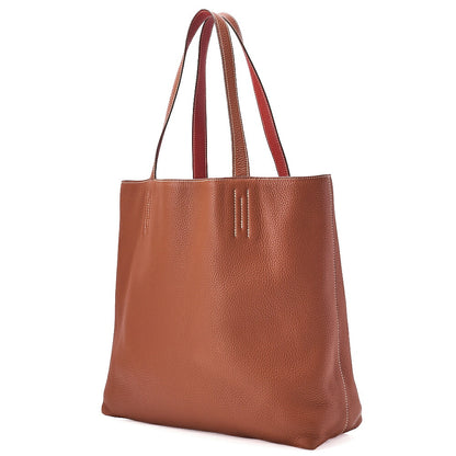 Hermes Hermes Double Sense 36 Taurillon Clemence Tote Bag Gold x Saint-Guine Ladies' Bag Pre-Owned