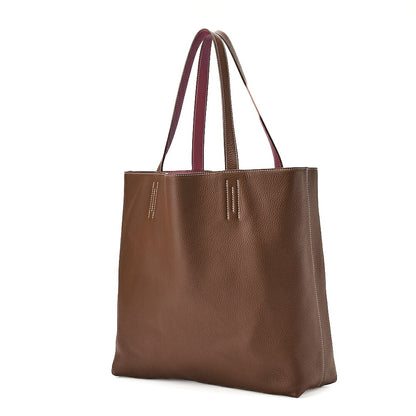 Hermes Hermes Double Sense 45 Taurillon Clemence Tote Bag Brown x Tosca Ladies' Bag  Pre-Owned