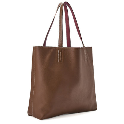 Hermes Hermes Double Sense 45 Taurillon Clemence Tote Bag Brown x Tosca Ladies' Bag  Pre-Owned